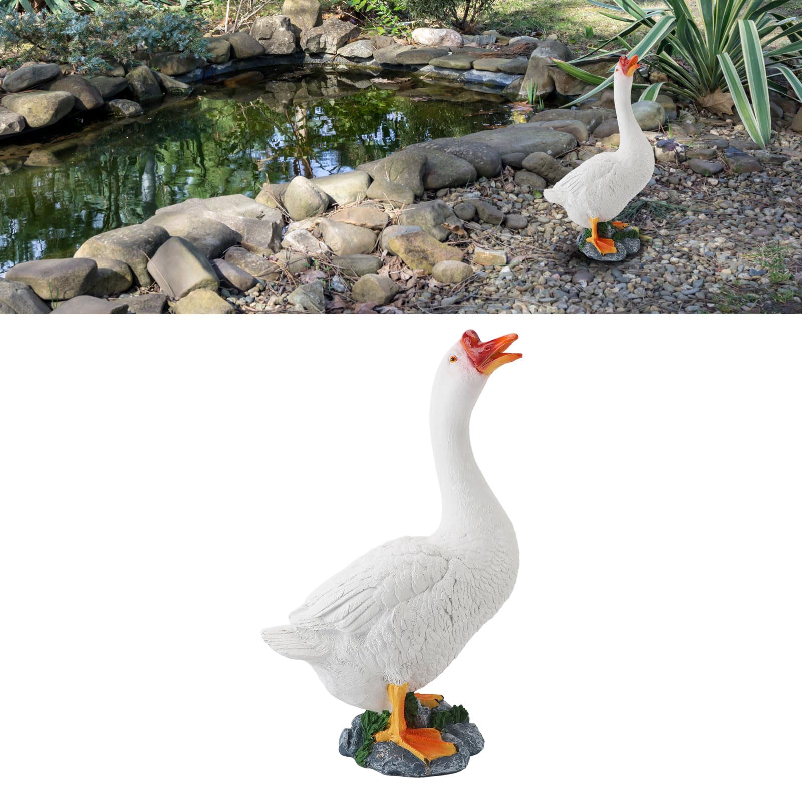 Amazon.co.jp: ガチョウの置物、家畜コレクション 本物のような